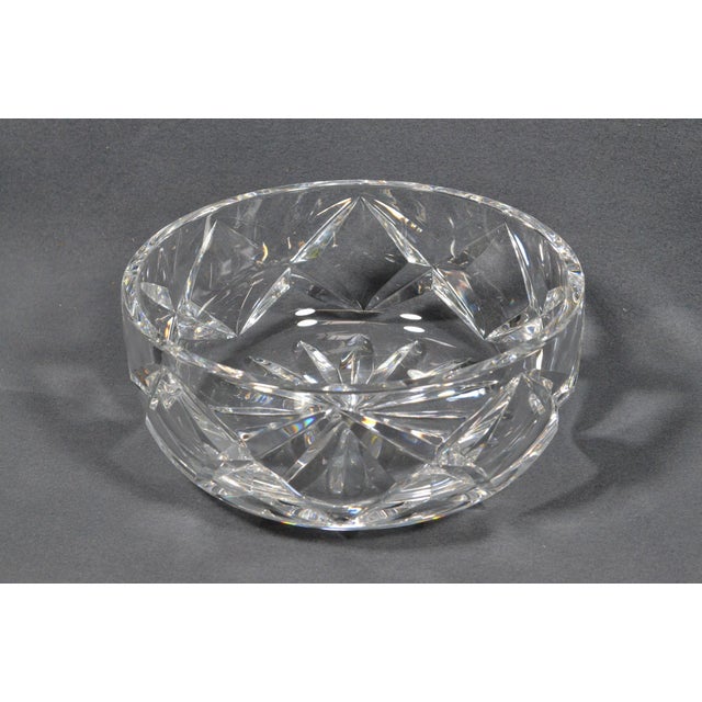 1980s Vintage Saint-Louis French Hand-Cut Crystal Centerpiece Bowl, 20th Century For Sale - Image 5 of 15