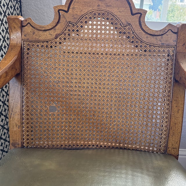1970s Vintage Drexel French Provincial Dining Armchairs, A Pair For Sale - Image 5 of 12