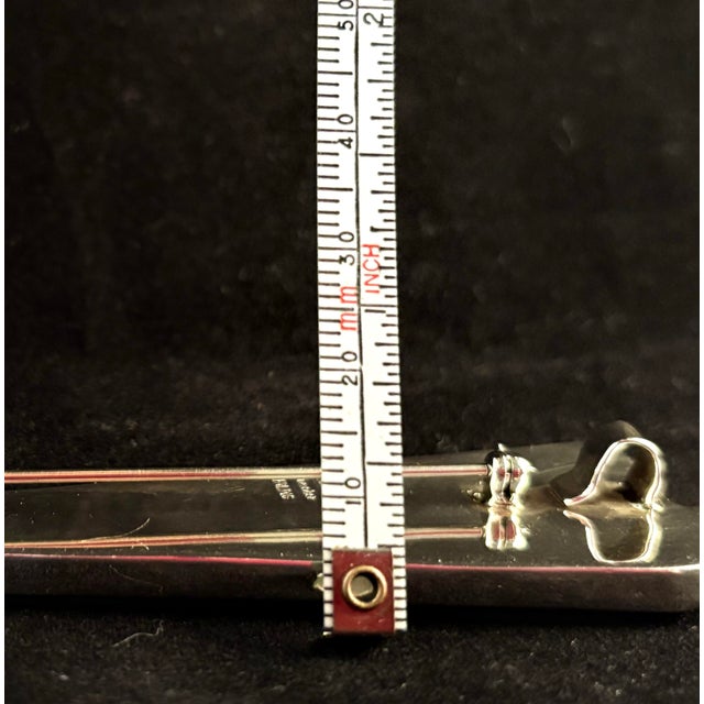 Sterling Silver Designer Jewelry. Signed Pendant Brooch "Godess Millennium" by Barbie Koncher For Sale - Image 12 of 12