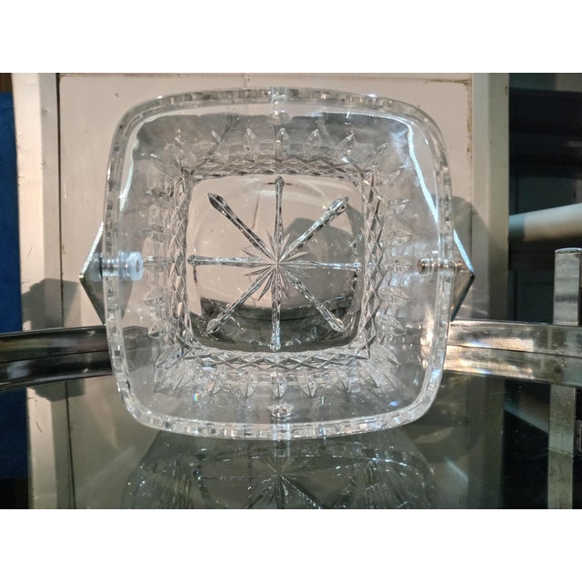 Vintage Crystal Ice Bucket, 1980s For Sale - Image 4 of 6