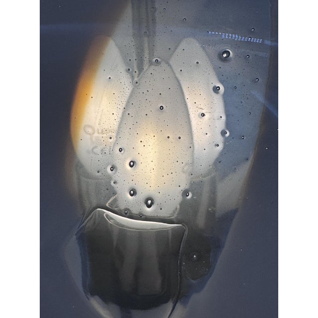Silver Mid-Century Table Lamp in Murano Glass, Italy, 1970s For Sale - Image 8 of 15