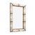 Impressive Venetian Glass and Brass Mirror With Lighting, Murano, Italy For Sale - Image 4 of 9
