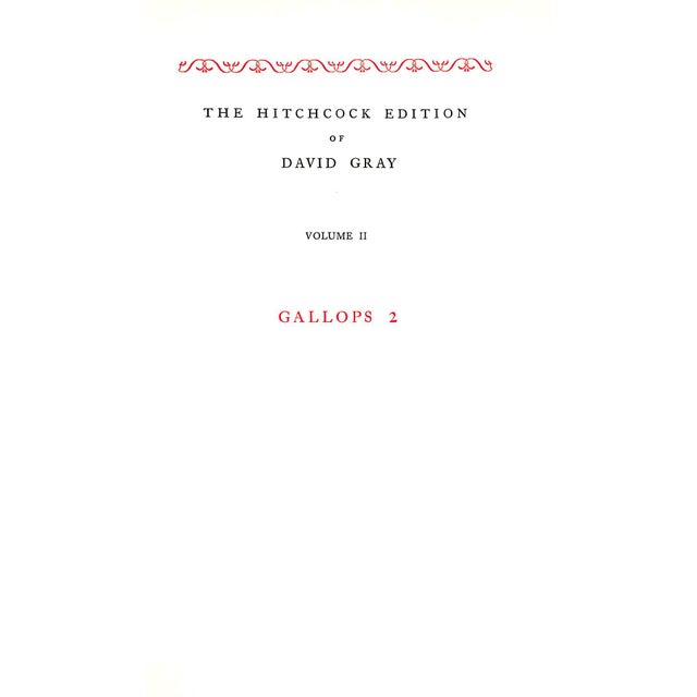 "Gallops I, 2 & Mr. Carteret" 1929 Gray, David For Sale - Image 4 of 9
