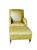 Vintage Cr Laine Olive Green Leather Lounge Chair & Ottoman | George Smith Style For Sale - Image 6 of 18