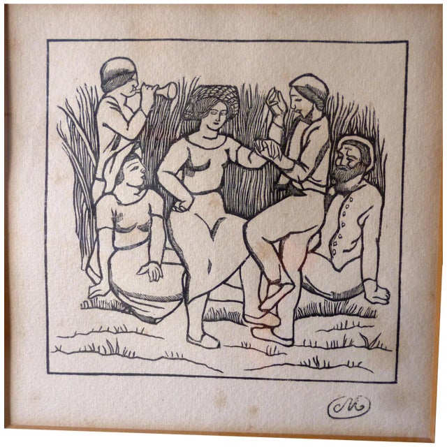 Print Artwork Signed by Aristide Maillol For Sale