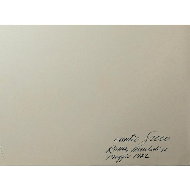 Hand signed and dated by the Artist lower right "Emilio Greco. Roma, Mercoledì 10 Maggio 1972" (Emilio Greco. Rome,...