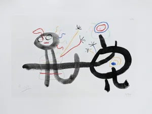 Joan Miro, Enfance d'Ubu IV, Lithograph, 1972