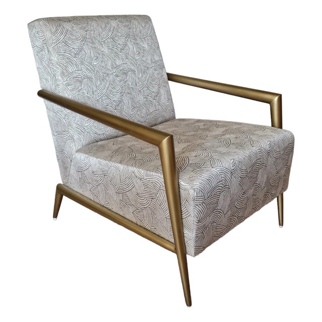 Enzo Lounge Chair by Baker Luxe Furniture For Sale