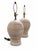 Late 20th Century Postmodern Pastel Striped Ceramic Table Lamps – A Pair For Sale - Image 4 of 8