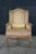 Vintage French Louis XVI Style Walnut Bergère Wingback Library Reading Chair For Sale - Image 4 of 18