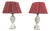 Vintage Marble Table Lamps, 1920, Set of 2 For Sale