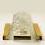 Wave Glass & Brass Wall Light from Glashütte Limburg, 1960s For Sale - Image 9 of 10