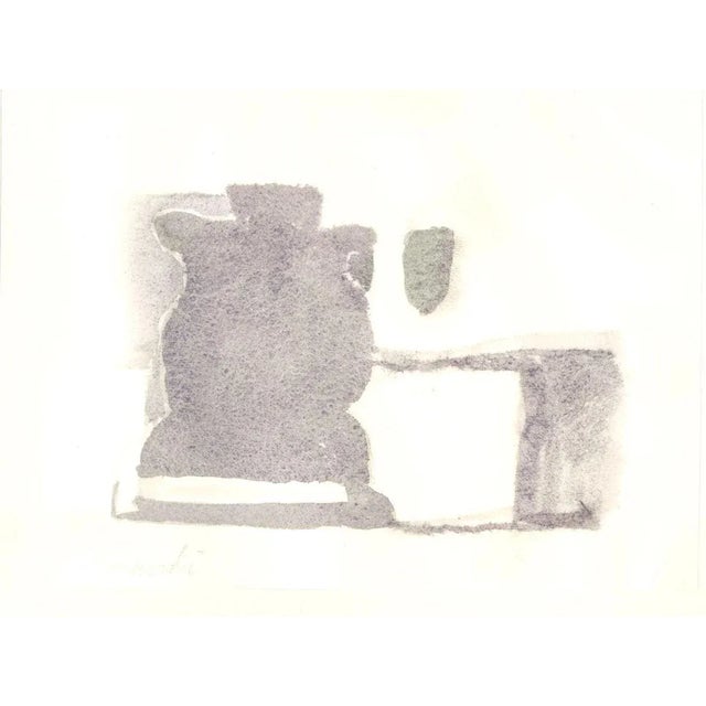 Image dimensions: 20.7 x 29 cm. Pitcher is an original offset print, reproducing the original watercolor by Giorgio...