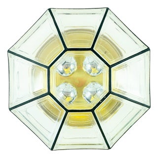 Mid-Century Glass Ceiling Light from Limburg, Germany, 1960s-1970s For Sale