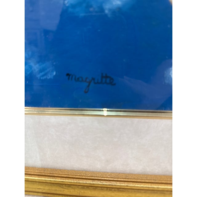 1960s Surrealist Abstract Painting After Magritte For Sale In Atlanta - Image 6 of 7