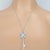 Silver Tiffany & Co Platinum Large Victoria Vine Key Pendant Necklace For Sale - Image 8 of 14