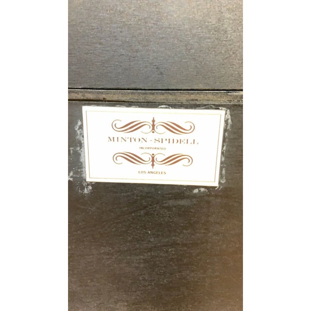 French Provincial Vintage Louis XV Style Minton Spidell Drop-Front Hand Painted Secretary Cabinet For Sale - Image 3 of 9