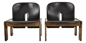 Model 925 Lounge Chairs by Afra & Tobia Scarpa for Cassina, 1970s, Set of 2