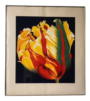 Large Vintage Original Lithograph Numbered and Signed by the Artist.