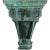19th Century American Verdigris Copper Scupper as a One-Light Wall ...