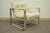 Mid Century Modern Milo Baughman Style Chrome Flat Bar Scoop Lounge Club Chair. Item features a nice wide stature,...