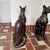 1970s 1970s Pair of Bronze Egyptian Bastet Cat Sculptures by A.Tiot For Sale - Image 5 of 10