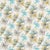 Harlequin Aucuba Fabric in Teal/Zest - a Sample For Sale