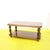 Wooden Coffee Table with Turned Legs and Top For Sale - Image 6 of 6