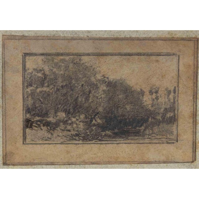 Landscape is an original artwork realized in the late 19th Century by Luigi Galli Pencil on paper. Good conditions but...