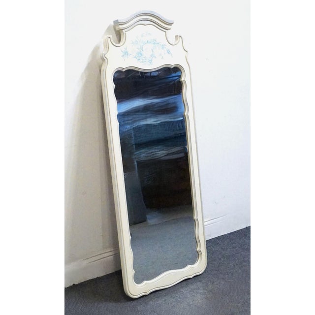 THOMASVILLE FURNITURE Debussy Collection Off White Painted French Provincial 20" Mirror 9455-230 54.5" High 20.5" Wide 2"...