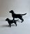 Two British Beswick Black Labrador Dog Porcelain Figurines, C. 1960 For Sale - Image 17 of 17