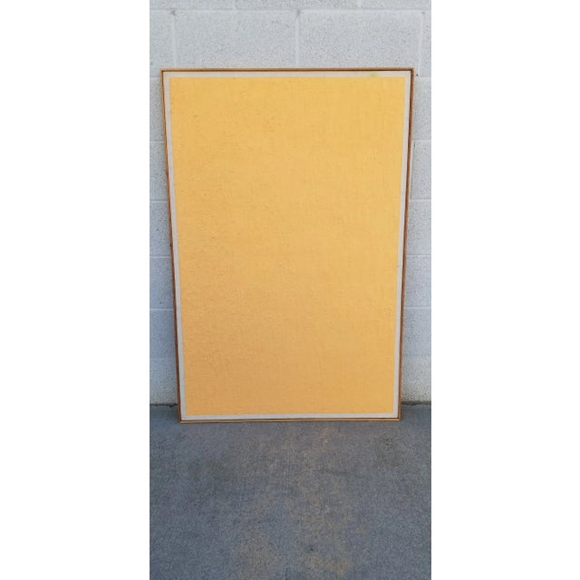 Modern Abstract Painting on Canvas, Framed For Sale - Image 9 of 11