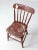 Antique Painted Primitive Plank Seat Chair For Sale - Image 6 of 12
