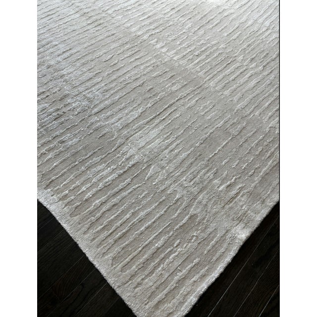 Textile Arhaus Artim Hand-Knotted Rug – 8x10 Ivory For Sale - Image 7 of 16