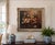 Vintage Continental Floral Still Life Oil Painting – Ornate Baroque Style Frame For Sale - Image 10 of 12