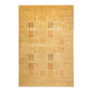 Mogul Collection Hand-Knotted Area Rug - Ivory 9' 2" x 13' 5" For Sale