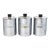 1950s French Chrome Coffee Making Canisters, Set of 3 For Sale