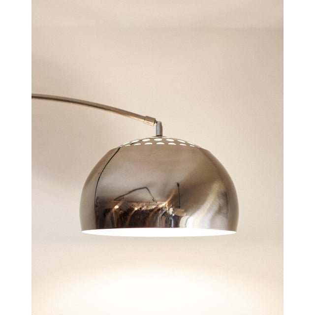 Italian Floor Lamp with Marble, 1970s For Sale - Image 6 of 8