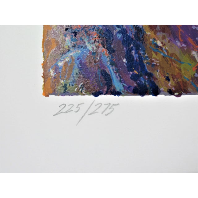 Anton Sipos, "Landscape with Pond" Large original color serigraph, Circa 1980 For Sale In San Francisco - Image 6 of 7