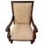 Vintage Hand-Carved Mahogany Upholstered Arm Chairs With Rolled Arms - A Pair For Sale - Image 14 of 16