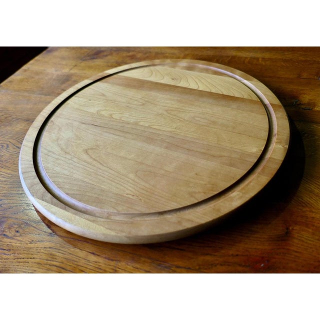 Large Pine Lazy Susan, 1960s For Sale - Image 6 of 7