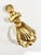 Crafted from substantial solid brass, this vintage door knocker features a classic shell motif inspired by Georgian and...