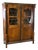 Biedermeier Walnut Display Cabinet, 1830s For Sale