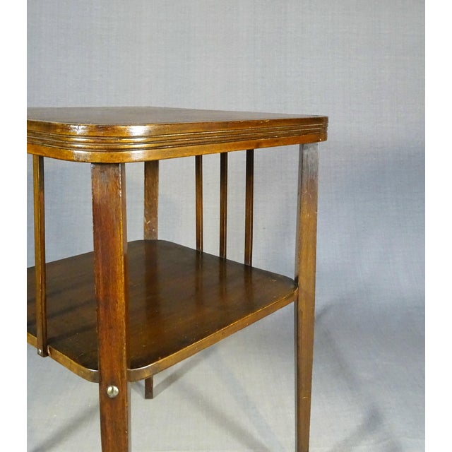 Vintage Coffee Table by Gustav Siegel for Gebrüder Thonet, 1905 For Sale - Image 3 of 10