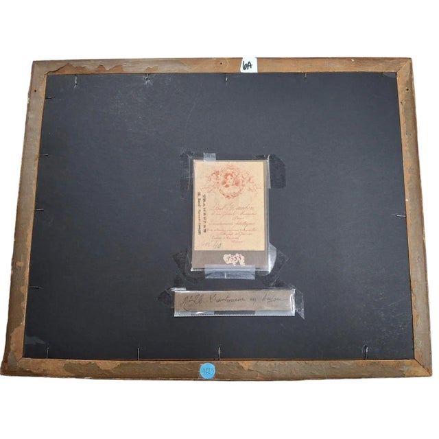 Brown Paul Lecomte (1877-1950, French) Fall Watercolor Landscape Painting For Sale - Image 8 of 10