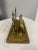 Early 20th Century Vintage English Brass Fox Letter Rack For Sale - Image 5 of 6