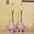Mid 20th Century Pair of Vintage Pink Ceramic Table Lamps in Mid-Century Modern Atomic Style -After Gordon Martz For Sale - Image 5 of 18