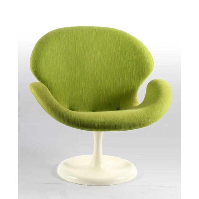 1960s 1960s Aage Egeriis 'Orchidee' Swivel Armchair Vintage Danish Mid Century Modern For Sale - Image 5 of 9