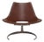 IS63 Scimitar Chair in Cognac Leather by Fabricius and Kastholm for Ivan Schlechter, 1960s For Sale