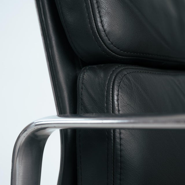 Brown EW418 Softpad Desk Chair by Charles and Ray Eames for Herman Miller For Sale - Image 13 of 18